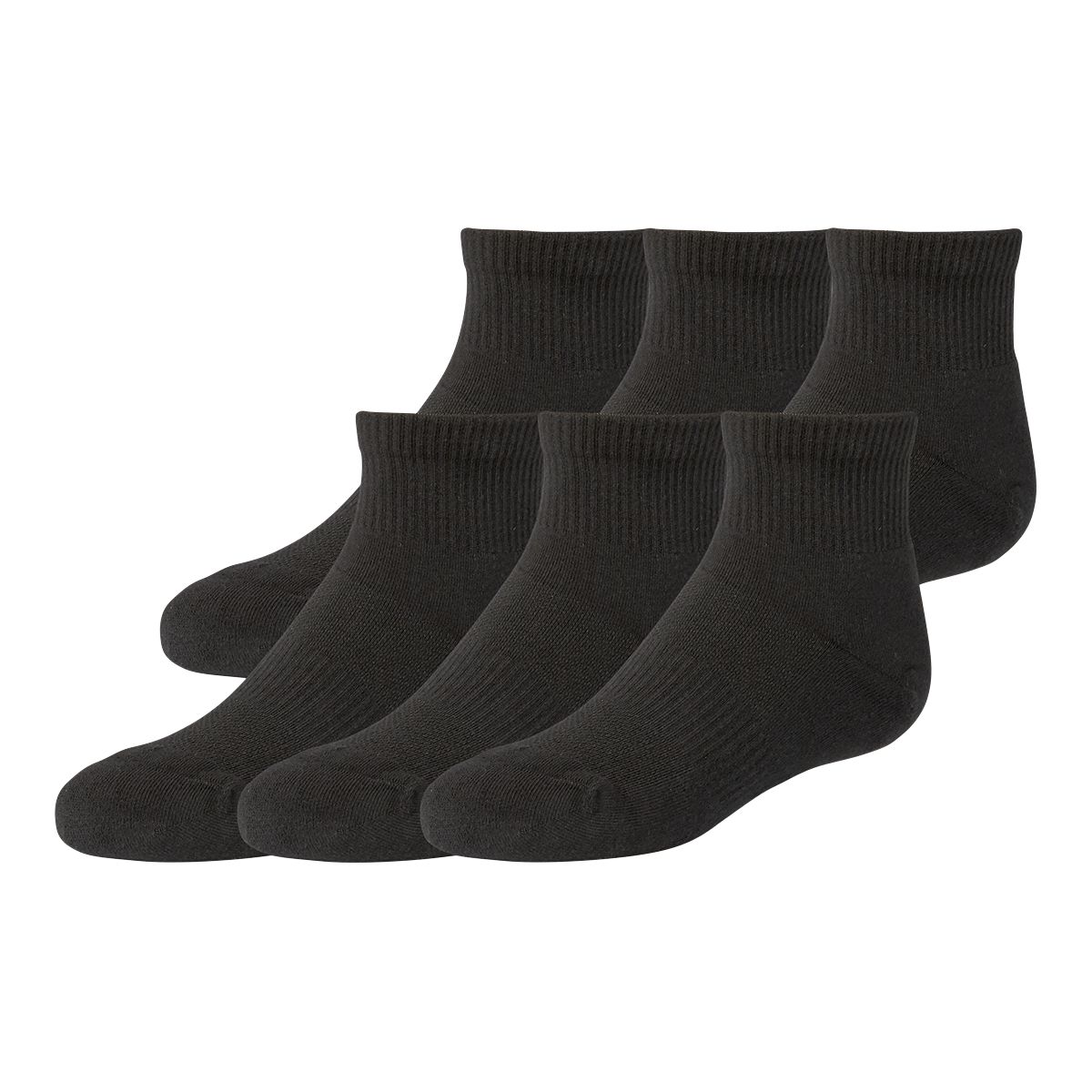 FWD Youth Mesh Quarter Crew Socks 6 Pack