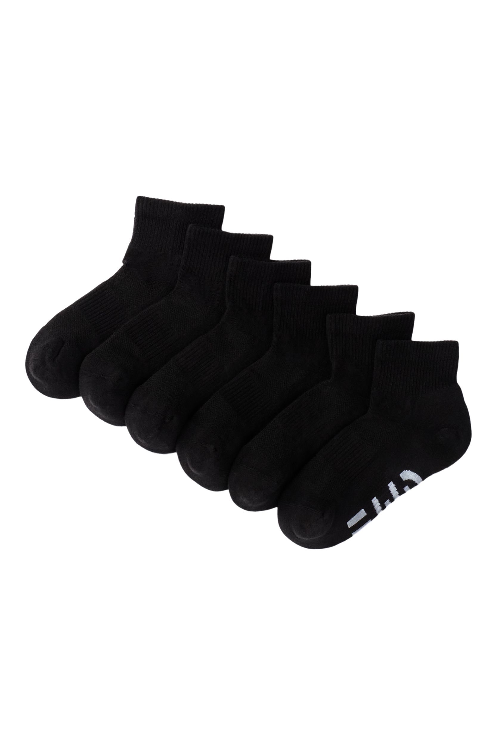 FWD Youth Mesh Quarter Crew Socks 6 Pack
