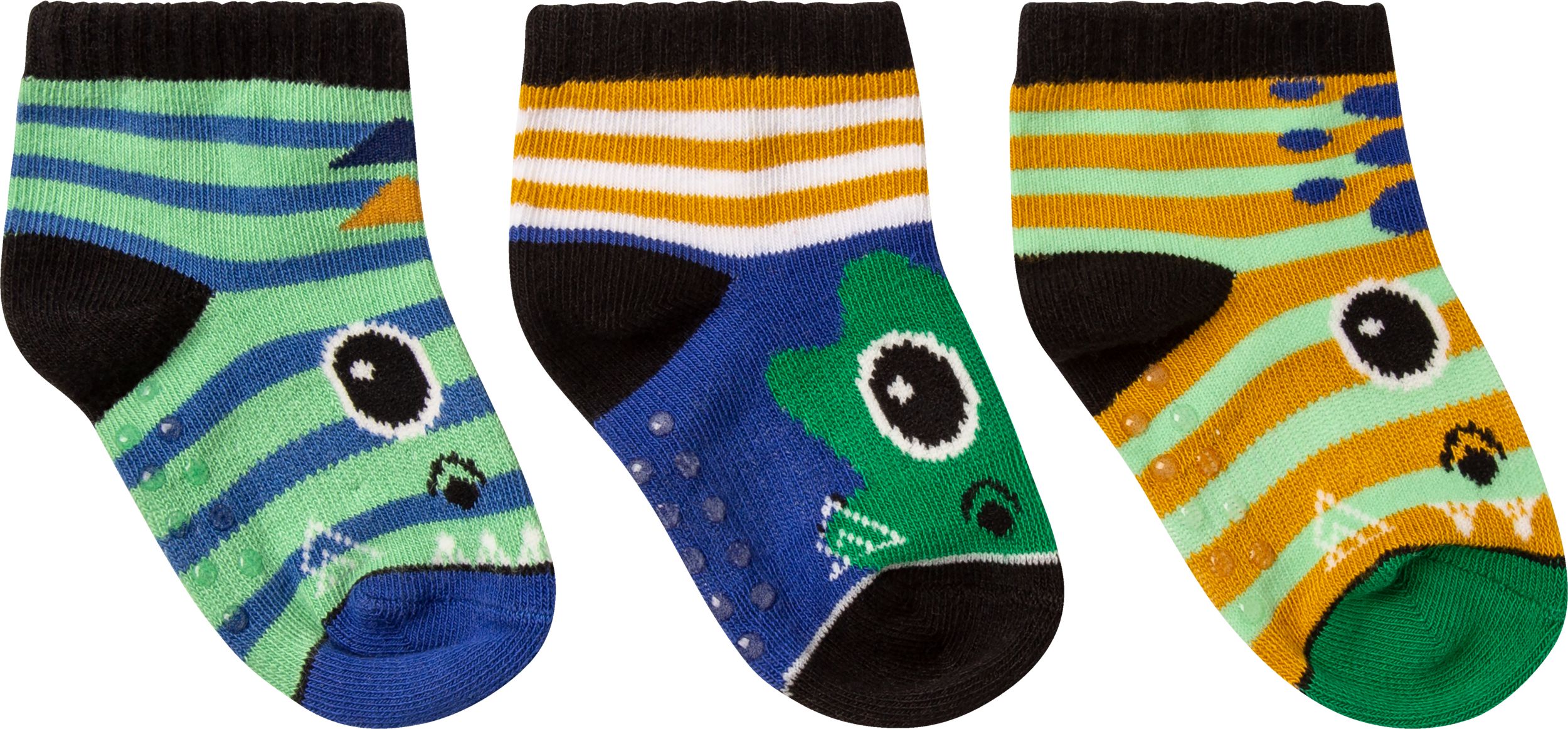 Ripzone Toddler Boys' Dino Quarter Crew Socks - 3 Pack | SportChek