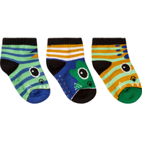 Ripzone Kids’ Dino Quarter Crew Socks - 3 pk Side_Right