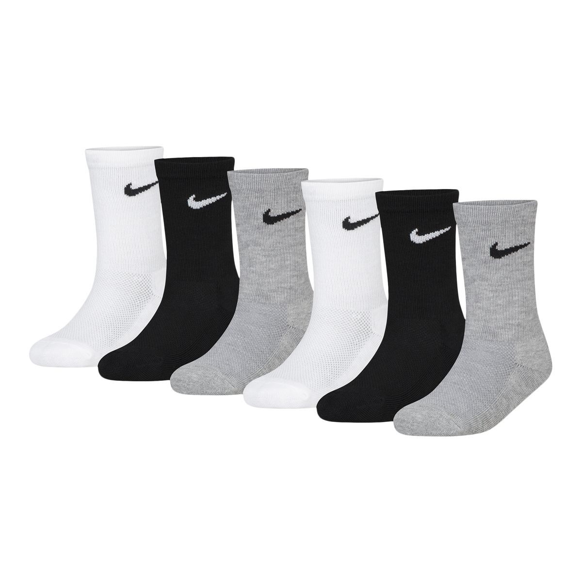 Nike Boys' Little Dri-FIT Performance Crew Socks - 6 Pack | SportChek