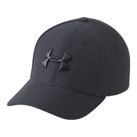 Under Armour Boys' Blitzing Heathered Stretch Cap Front_Angled_Left