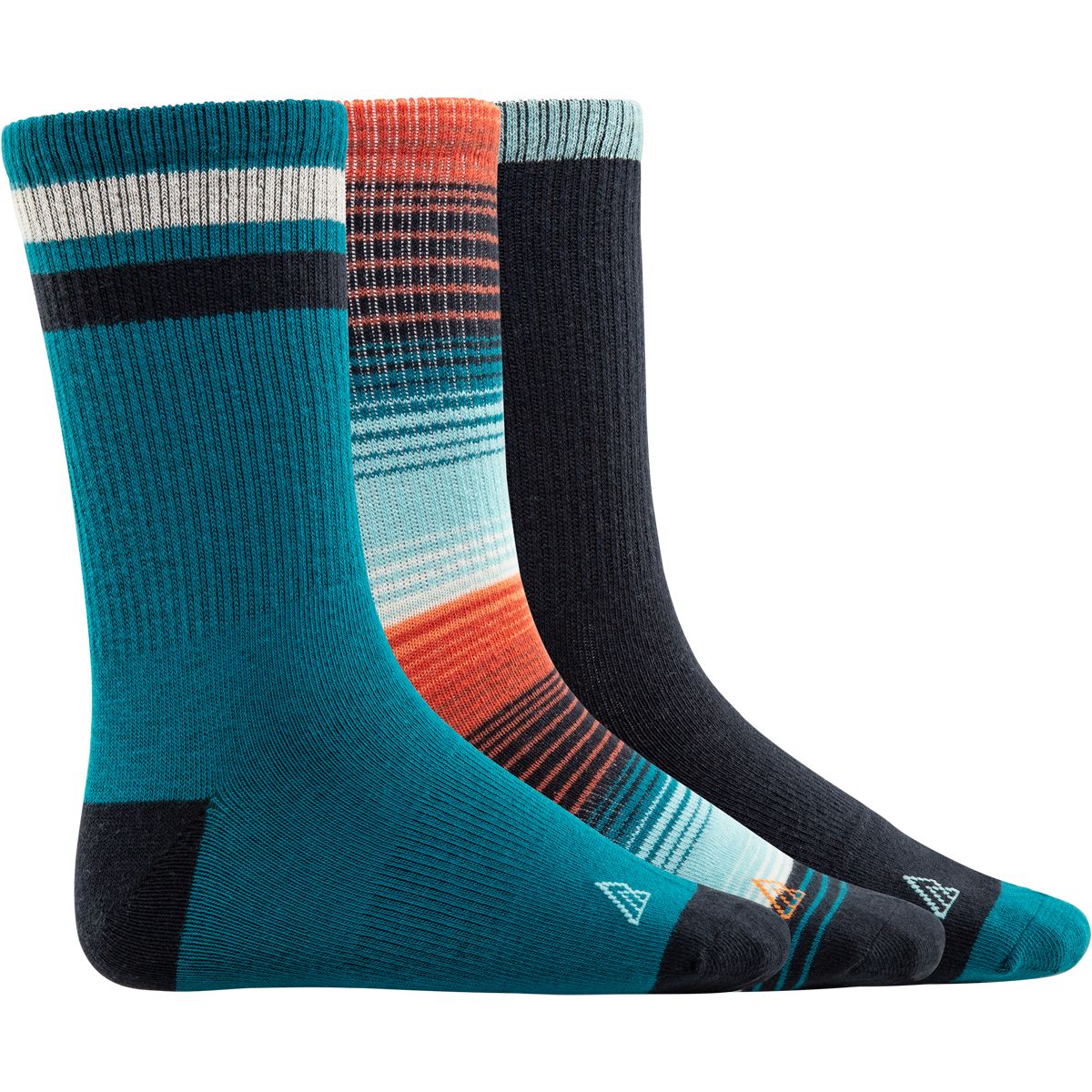 Ripzone Kids' Blanket Graphic Crew Socks - 3 pk