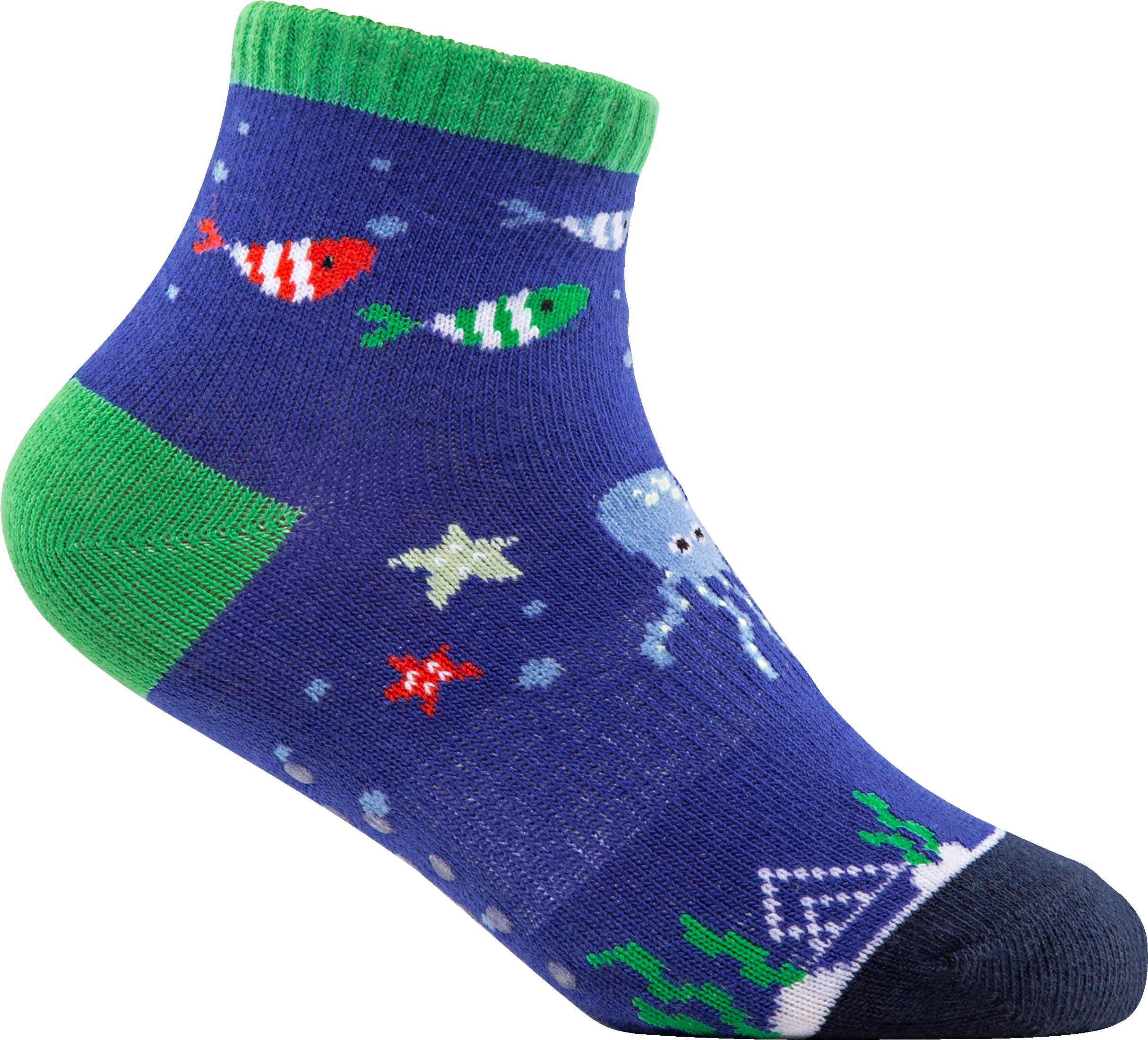 Ripzone Kids' Under The Sea Quarter Socks - 3 pk