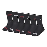 Jordan Boys' Legend Ankle Socks - 6 Pack Front_Angled_Left