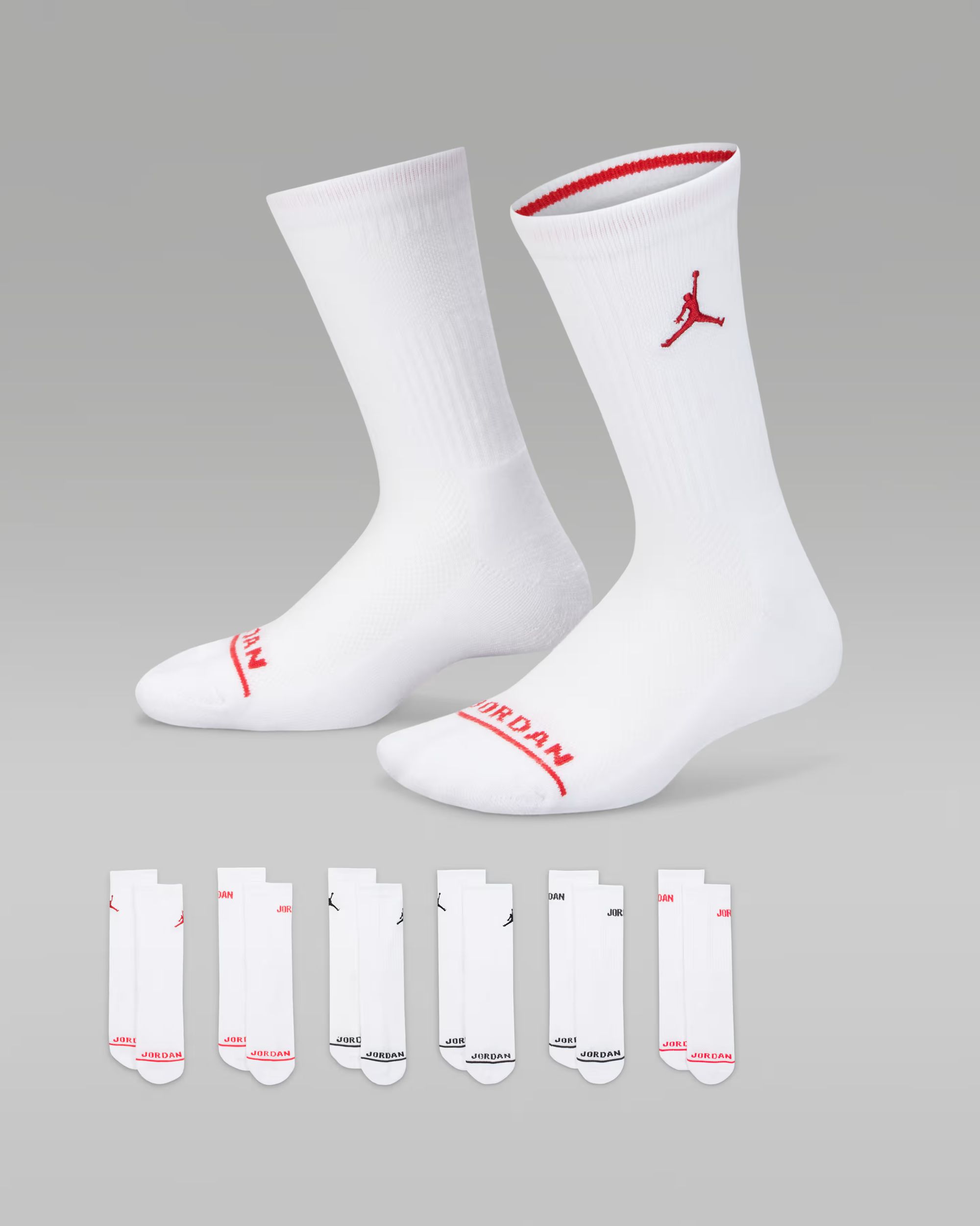 Jordan Boys' Legend Crew Socks - 6pk