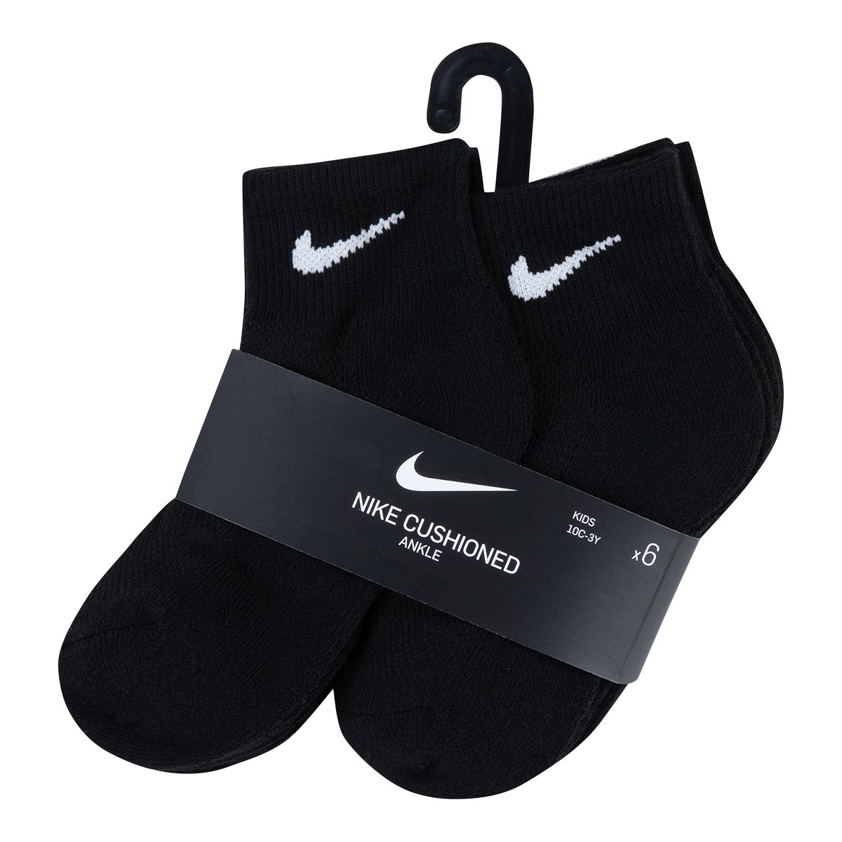 Nike Girls' Everyday+ Lightweight Ankle Socks - 3 Pack