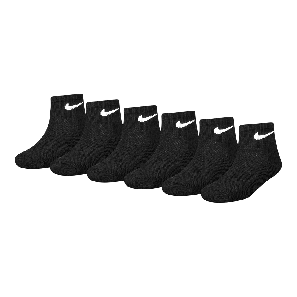 Nike Boys' Mesh & Cushioned Ankle Socks - 6 Pack