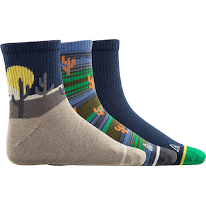Ripzone Kids' Quarter Crew Socks - 3 pk