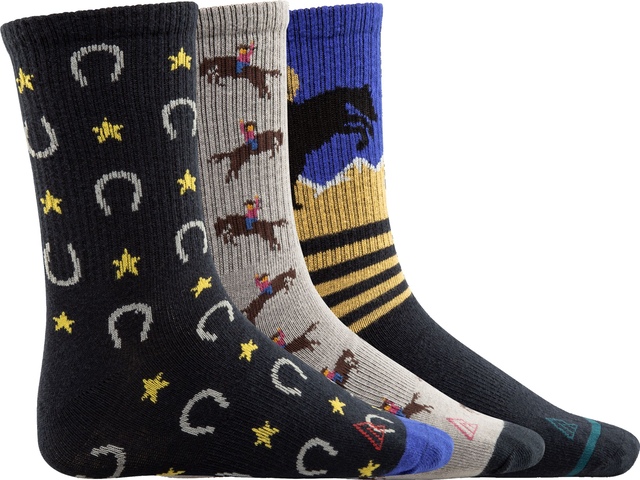 Ripzone Kids' Quarter Crew Socks - 3 pk
