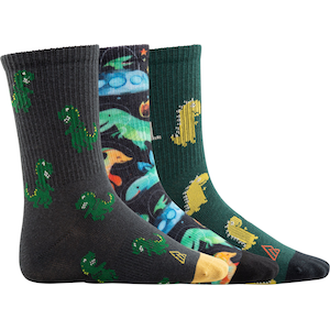 Ripzone Kids' Rebel Crew Socks - 3 pk