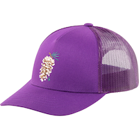 Woods Girls' Heritage Badge Trucker Hat Front_Three_Fourths_Angled_Left
