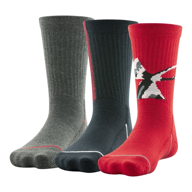 Under Armour Kids' Phenom 5.0 Crew Socks - 3 pk