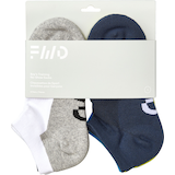 FWD Boys' Athletic No Show Socks - 6 Pack Front_Flat