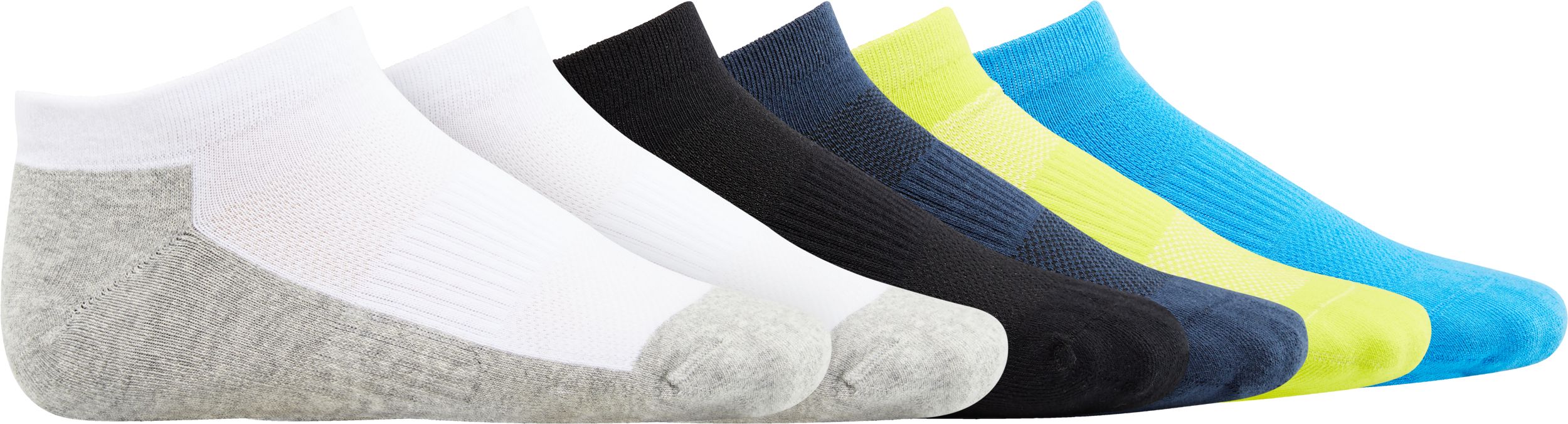 FWD Boys' Athletic No Show Socks - 6 Pack