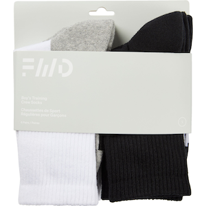 FWD Youth Mesh Crew Socks - 6 Pack