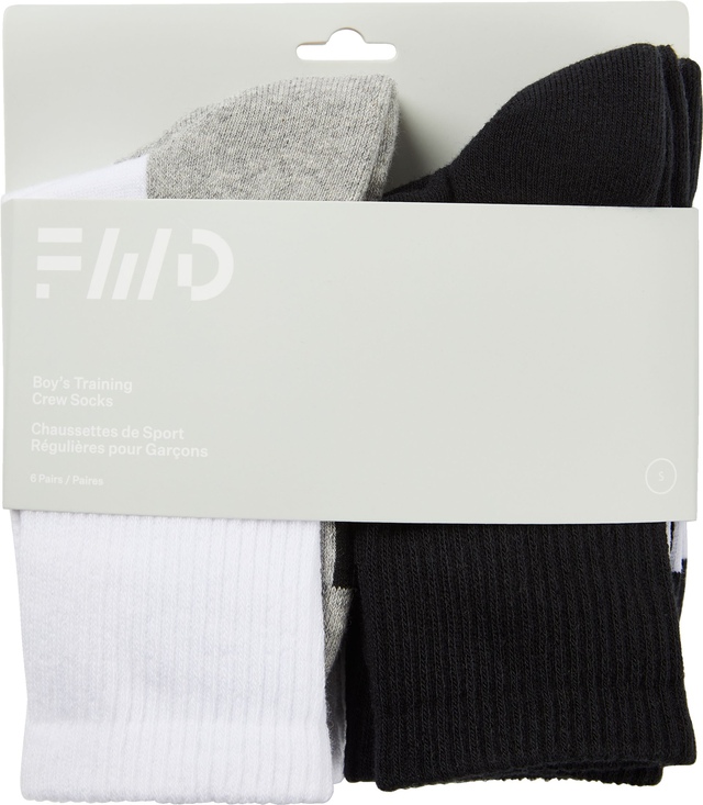 FWD Youth Mesh Crew Socks - 6 Pack