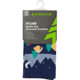 Woods Girls' Hyland Outdoor Crew Socks Front_Flat
