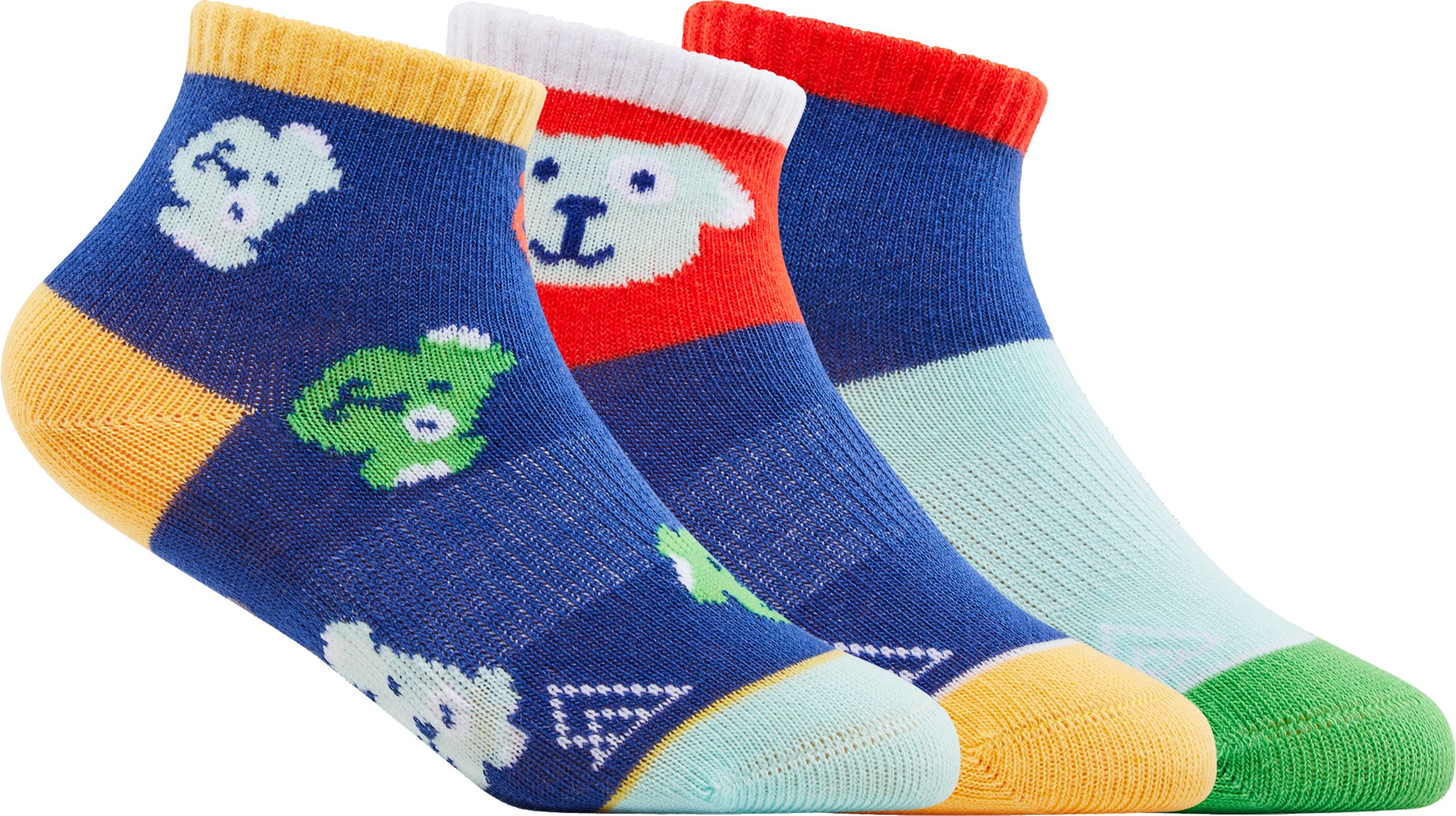 Ripzone Kids' Quarter Crew Socks - 3 pk