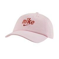 Nike Girls' Multi Logo Adjustable Hat Front_Angled_Left