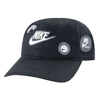 Nike Kids' Multi Patch 6-Panel Adjustable Hat Front_Three_Fourths_Angled_Left