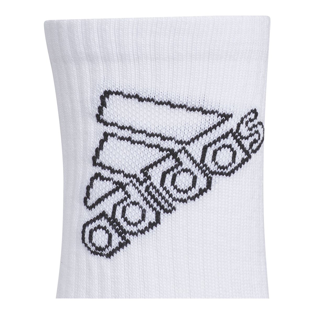 adidas Kids Cushioned Graphic Crew Socks - 6 pk
