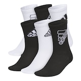 adidas Boys' Cushioned Graphic Crew Socks - 6pk