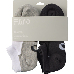 FWD Boys' Athletic No Show Socks - 6 Pk