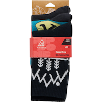 Ripzone Boys' Sasquatch Crew Socks - 3 Pack Front_Flat