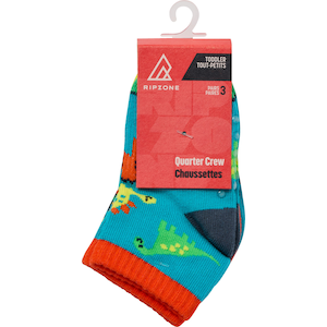 Ripzone Toddler Dino Crew Socks - 3pk