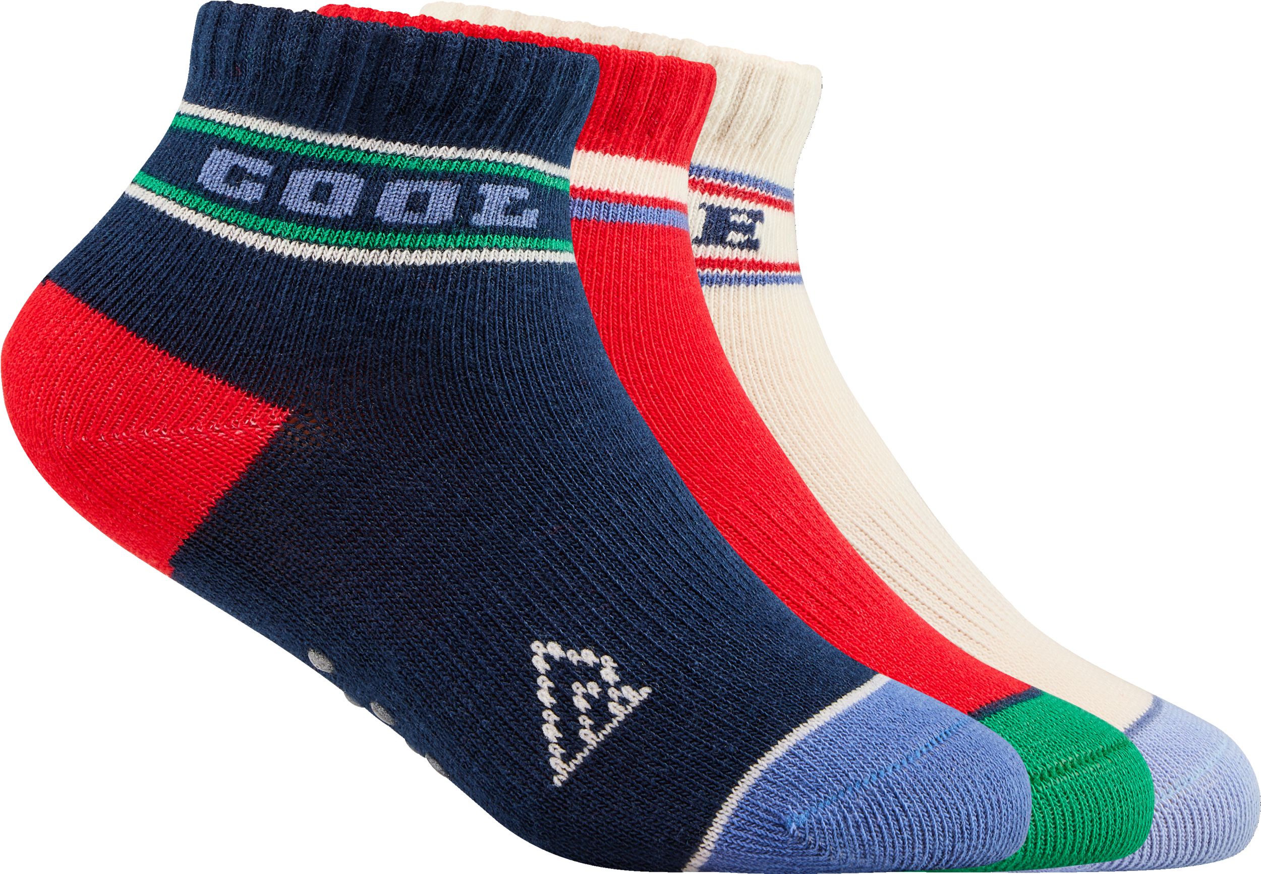 Ripzone Toddler Boys' Varsity Quarter Crew Socks - 3 Pack