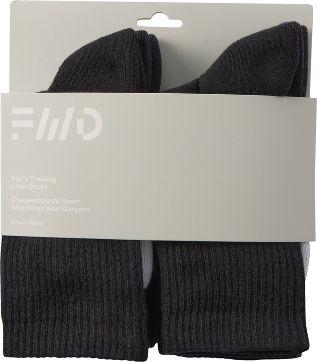 FWD Youth Athletic Quarter Crew Socks - 6 Pack