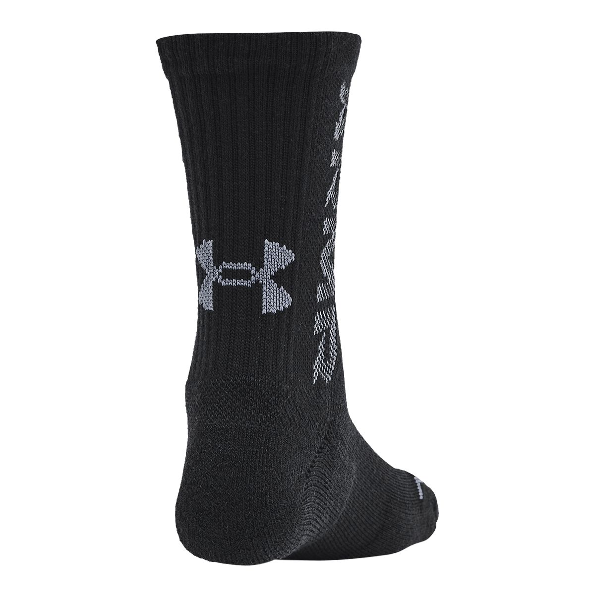 Under Armor Boys' 3-Maker Mid Crew Socks - 3pk