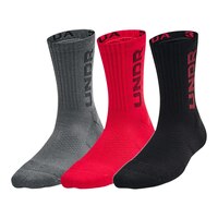 Under Armor Boys' 3-Maker Mid Crew Socks - 3pk
