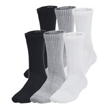 Under Armour Youth Training Cotton Crew Socks - 6 Pack Front_Three_Fourths_Angled_Left