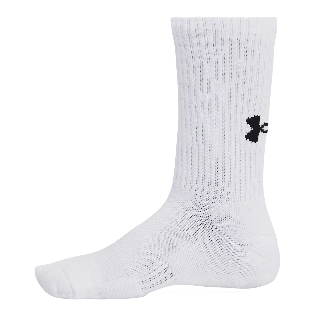 Under Armour Kids' Training Cotton Crew Socks - 6 Pack