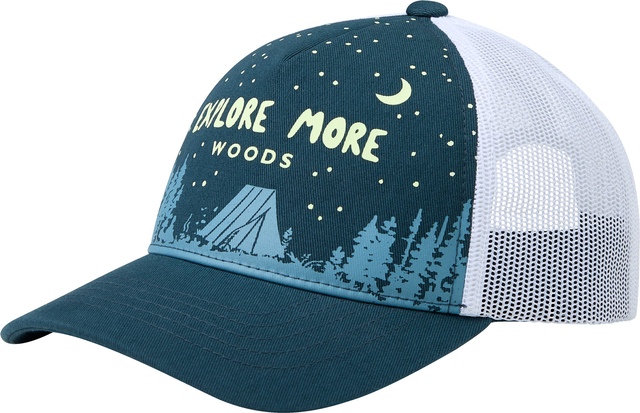 Woods Kids' Heritage Glow Trucker Hat Front_Three_Fourths_Angled_Left