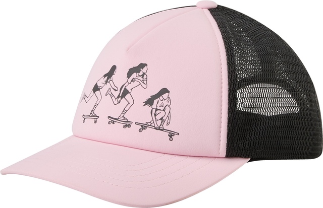 Ripzone Girls' Connaught Trucker Hat Front_Angled_Left
