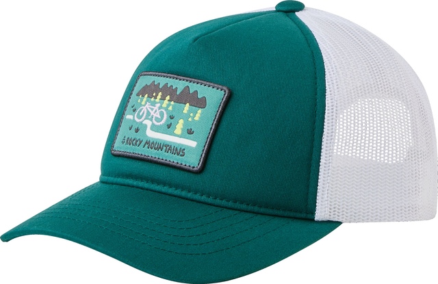 Woods Kids' Heritage Trucker Hat Front_Angled_Left