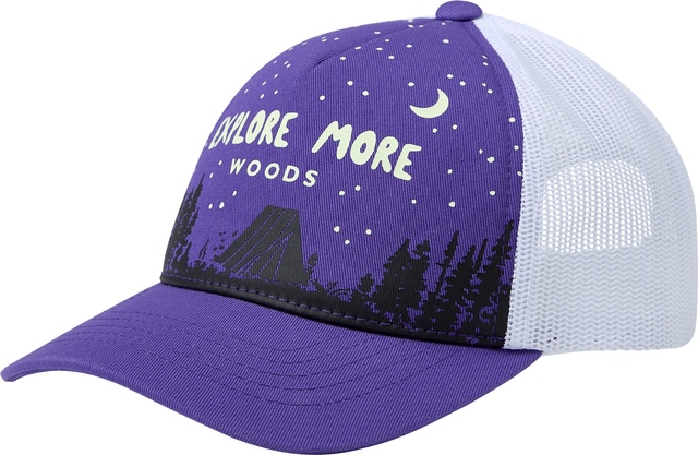 Woods Kids' Heritage Glow Trucker Hat Front_Three_Fourths_Angled_Left