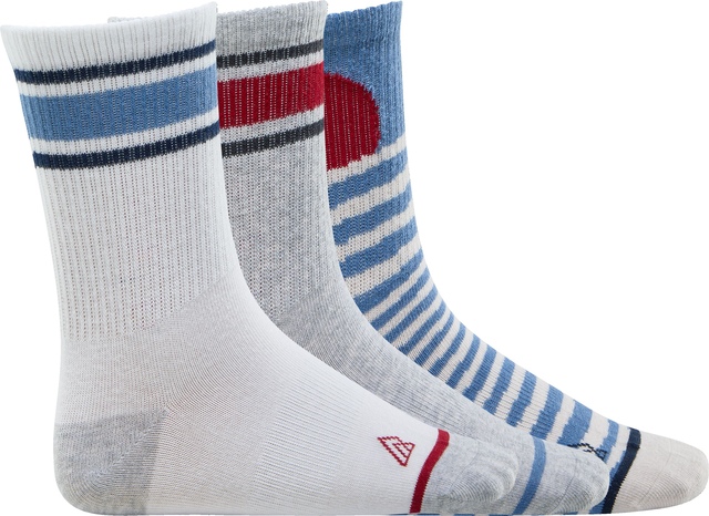 Ripzone Boys' Wave Siesta Crew Socks - 3 Pack