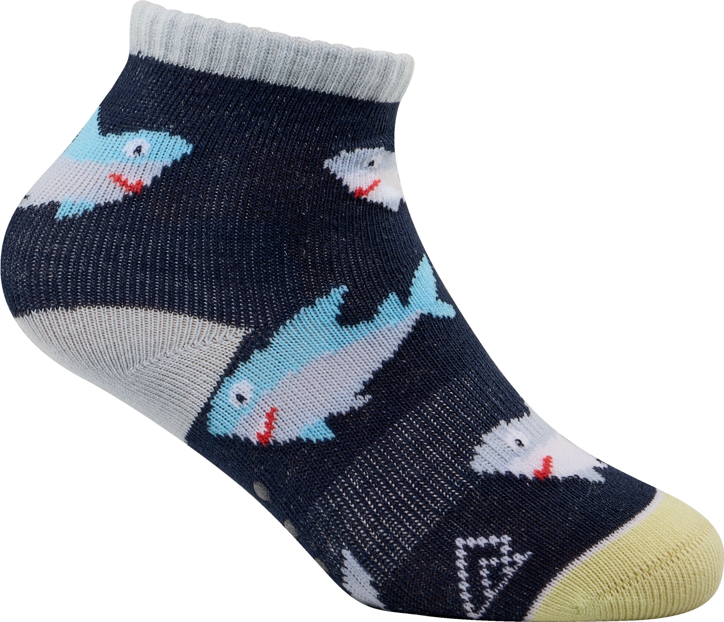 Ripzone Toddler Kids' Sharks Quarter Crew Socks - 3pk
