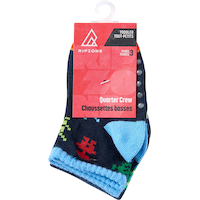 Ripzone Toddler Kids' Robot Quarter Crew Socks - 3pk Front_Flat