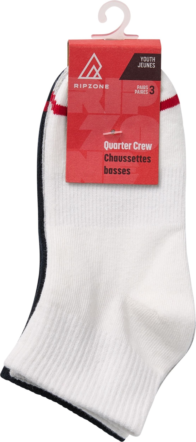 Ripzone Boys' OG Quarter Crew Socks - 3 Pack