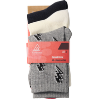 Ripzone Boys' Rebel Crew Socks - 3 Pack Front_Flat