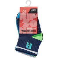 Ripzone Boys' College Quarter Crew Socks - 3 Pack Front_Flat