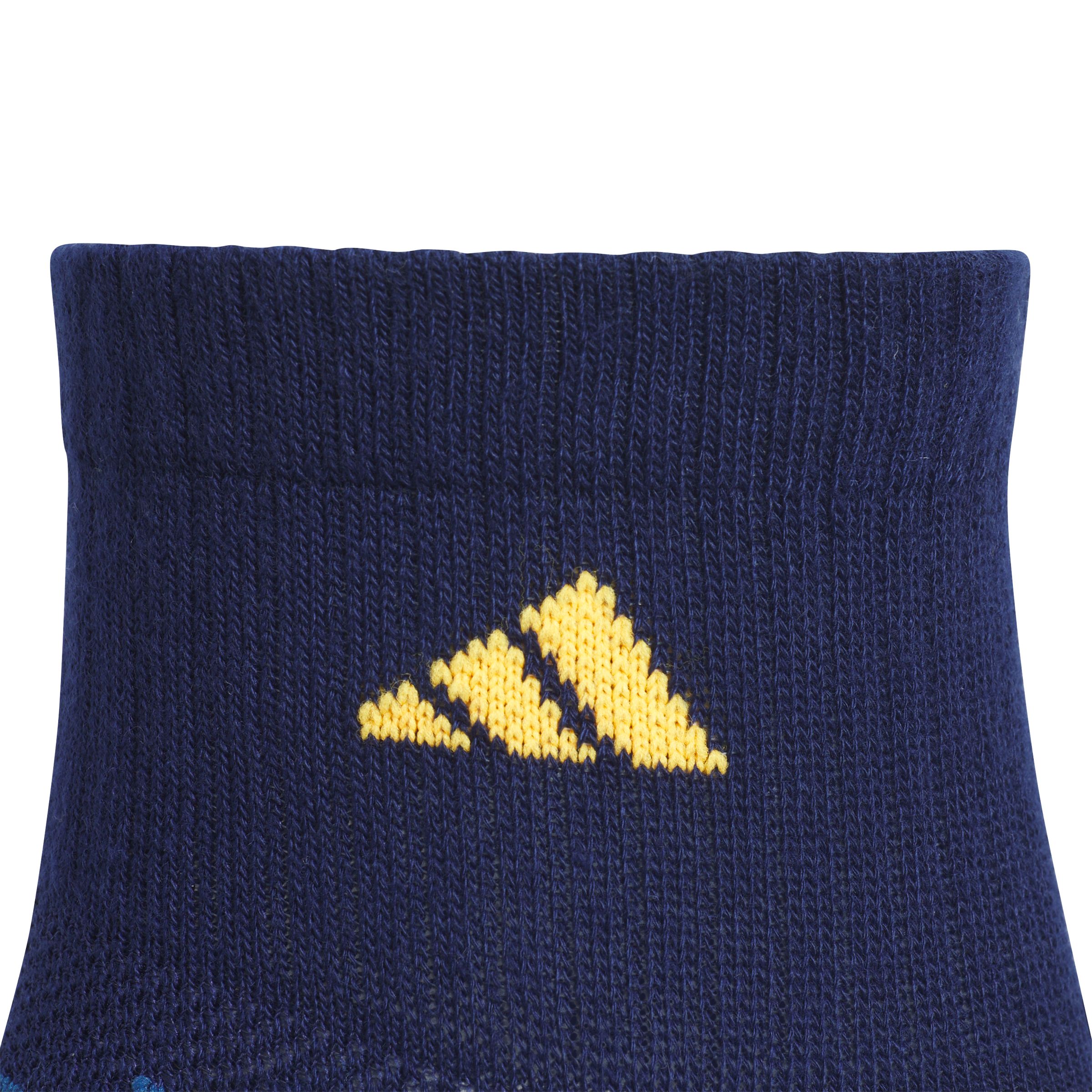 adidas Kids' YA Cushioned Graphic Quarter Socks 6-pk