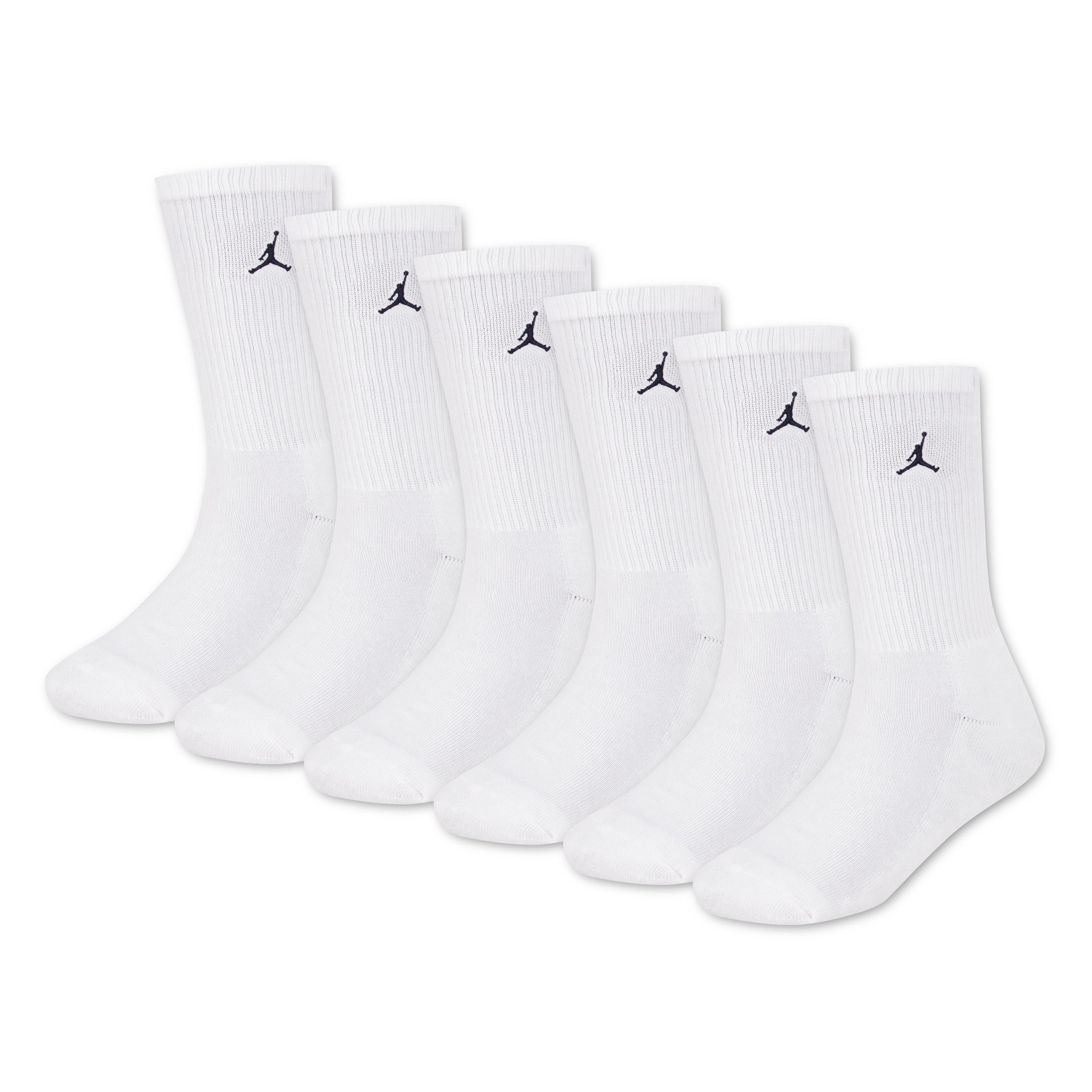 Jordan Boys' Essentials Crew Socks - 6pk