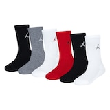 Jordan Kids' Essential Sweatshirt Socks 6-pk Front_Angled_Left