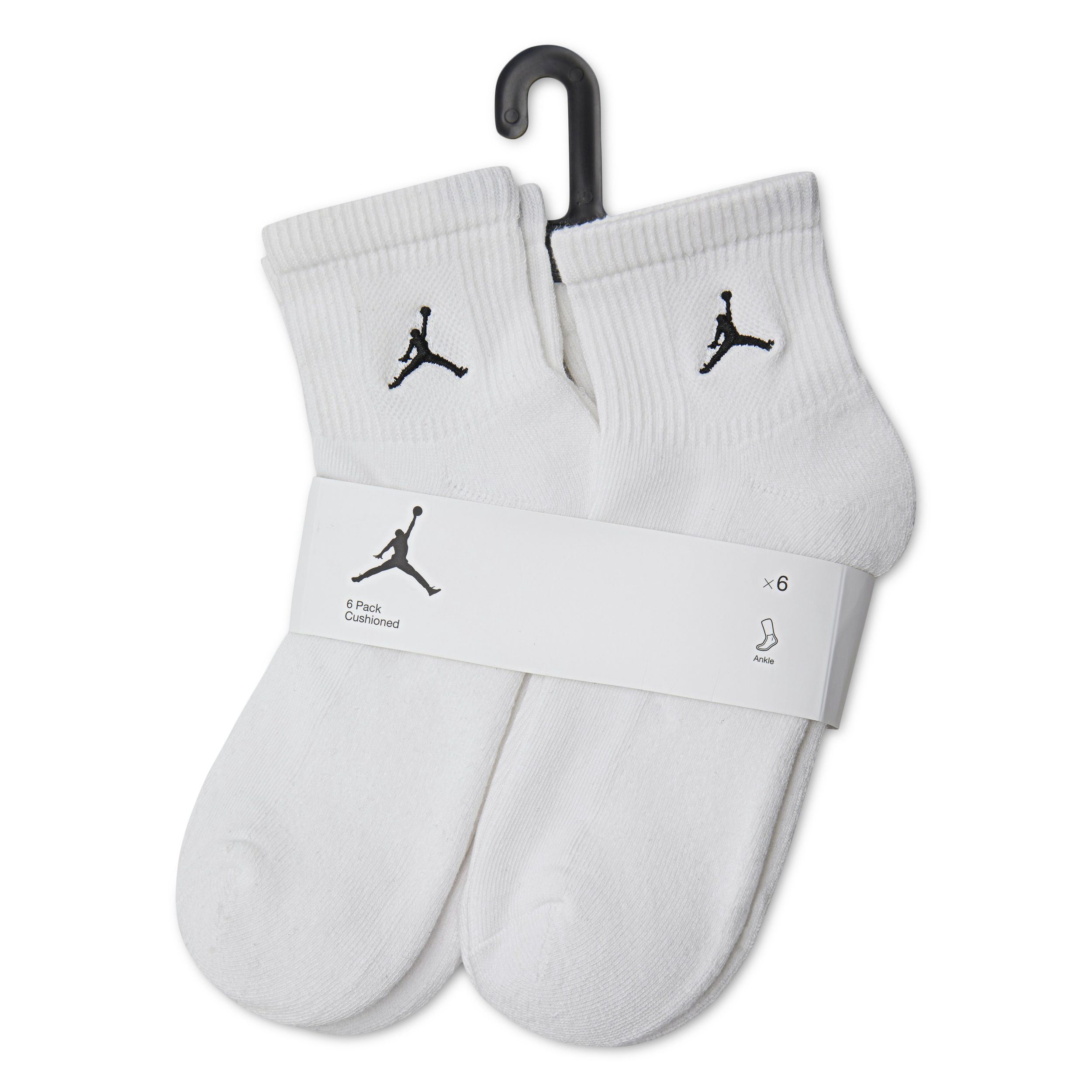 Jordan Kids' Essential Ankle Socks 6-pk
